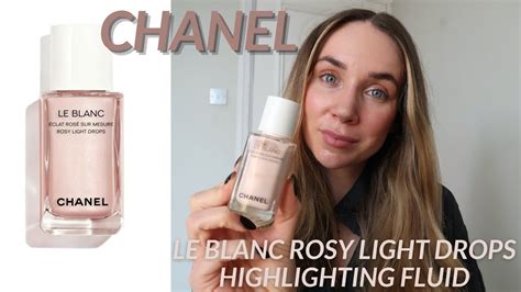 chanel le blanc rosy light drops review|chanel le blanc rose light drops.